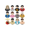 City Characters Action Figures Building Blocks Policeman Teacher Fireman Occupation Mini Figurine Dolls Bricks Set Children Toys