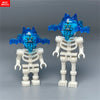 Single Sale MOC Bricks Halloween Luminous Ghost Skeleton Assembly Action Figure Educational Building Blocks Children Toys Gifts