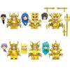 Kids Toys Anime Warrior Building Blocks Gold Warrior Mini Action Figures Athena Seiya Toys For Children‘s day Gifts