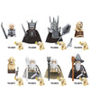 Lord Rings Action Figures Toy Medieval Knight Soldier Orcs Elves Azog Goblin Sauron Aragorn Wars Building Blocks Bricks Gift