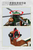 Building blocks Helicopter military building blocks small particles children puzzle assembling toy