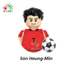 Kids Toys Football Stars Building Blocks Sport Player Bailey Messi Ronaldo Mini Action Figures Toys For Kids Christmas Gifts