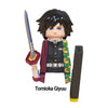 Japanese Anime Demon Slayer Samurai Tanjirou Nezuko Kyoujurou Giyuu Mini Building Blocks Bricks Dolls Action Figure Birthday Toy