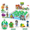 Plants Vs. Zombies Building Blocks Toy Capsules Assembled Bricks Puzzle Peashooter Anime Figure Dolls Model Toy Children Gift