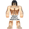 WM6148 Attack on Titan Levi Ackerman Eren Mikasa giant Annie Japanese anime bricks mini action toy figures building blocks Gifts