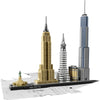 598PCS Architecture New York City Empire State Building Landmark Building Blocks 21028 Construction Bricks Toy Gift For Kid Boy