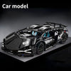 Technical Racing Sport Car Model Building Blocks technic adults 1:14 DIY Supercar Brick Puzzle Toys Kid Adult Gift（1280+granule）