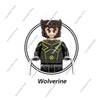 Hot Toys Movie Mini Action Figure Toys Wolverine Lady Deadpool Cowboy Kidpool X-23 Kimiko Human Torch Blade Building Blocks Gift