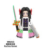 Japanese Anime Demon Slayer Samurai Tanjirou Nezuko Kyoujurou Giyuu Mini Building Blocks Bricks Dolls Action Figure Birthday Toy