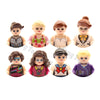 Mini City Action Figures Building Block Girl Driver Teacher Waiter Police Pirate Captain Different Characters Bricks MOC Toys