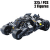 Hot Superhero Night Knight 1989 Batmobile Supercar Model Building Blocks Sets Classic Bat Motorcycle Chariot Toys Kids For Gifts