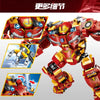 Superheroes Avengers Iron Man Hulkbuster Steel Mecha Action Figures Building Blocks Classic Movie Model Bricks Toys For Kid Gift