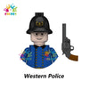 Kids Toys RDR2 Game Character Building Blocks Western Cowboy Police Cartoon Mini Action Figures Toys For Kids Christmas Gifts