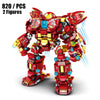 Superheroes Avengers Iron Man Hulkbuster Steel Mecha Action Figures Building Blocks Classic Movie Model Bricks Toys For Kid Gift