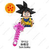 WM2677 2678 Cartoon Dragon Ball Mini Action Figure Doll Building Blocks Anime Characters Goku Super Saiya Birusu Model Toy Gifts