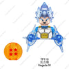 WM2677 2678 Cartoon Dragon Ball Mini Action Figure Doll Building Blocks Anime Characters Goku Super Saiya Birusu Model Toy Gifts