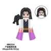 Japanese Anime Demon Slayer Samurai Tanjirou Nezuko Kyoujurou Giyuu Mini Building Blocks Bricks Dolls Action Figure Birthday Toy