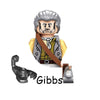 The Caribbean of Pirates Captain Jack Sparrow Gibbs Barbossa Imperial Soldier Bilther Figure Blocks Toys For Children