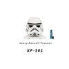 X0351 Clone Trooper Kamino Building Blocks Bomb Squad Trooper Bricks 501st Legion Jet Troopers Figure Captain Grey Mini Kid Toy