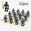 Medieval Castle Knight Soldier Warriors Skeletons Model Building Blocks Strong Orcs Figures Collection Toy for Children Gifts