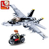 High-tech Avion Cargo Aircraft Rescue Plane Airport Airbus Airplane Model Building Blocks Figures City Brinquedos Creative Toys