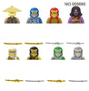 City Characters Action Figures Building Blocks Policeman Teacher Fireman Occupation Mini Figurine Dolls Bricks Set Children Toys