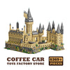 Creative Medieval Castle Diamond MOC Blocks Magic Theme School Building Mini Bricks Set Plastic Model Children Toys Adult Gifts