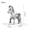 Big Size Building Blocks Animal Accessories Figures Block Lion Owl Penguin Dog DIY Bricks Assembly Toys For Children Kids Gifts