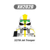 X0351 Clone Trooper Kamino Building Blocks Bomb Squad Trooper Bricks 501st Legion Jet Troopers Figure Captain Grey Mini Kid Toy