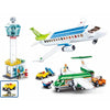 High-tech Avion Cargo Aircraft Rescue Plane Airport Airbus Airplane Model Building Blocks Figures City Brinquedos Creative Toys