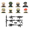 Military Special Forces MOC Building Block SWAT Ghost Commando Figures Police Soldiers Army Gun Weapons Children's Toy Gift B152