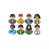 Mini City Action Figures Building Block Girl Driver Teacher Waiter Police Pirate Captain Different Characters Bricks MOC Toys