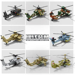 Building blocks Helicopter military building blocks small particles children puzzle assembling toy