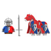 Military Building Blocks Medieval Solider Figures Knights of Jerusalem Crusades The War of Roses Legion War-horse Weapons Shield