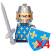 Medieval War Castle Militia American Civil War Soldiers Building Block Figure Soldier Weapon Infantry Knight Blacksmith Toy K147