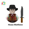 Kids Toys RDR2 Game Character Building Blocks Western Cowboy Police Cartoon Mini Action Figures Toys For Kids Christmas Gifts