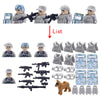 Military Special Forces MOC Building Block SWAT Ghost Commando Figures Police Soldiers Army Gun Weapons Children's Toy Gift B152