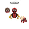 New Deadpool GH0590-0603 Blocks Bricks Colossus For Toys Gifts New Mini Action Figures Children Building Blocks For Party Gifts