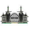 Halloween Haunted House Cemetery Skeleton MOC The Gates of Hell Sence Fence Assemble Building Blocks Friends Game Gift Kids Toys