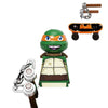 Ninja Turtle Movie Mini Action Figures Bricks Leo Raph Don Weapons Assemble Building Blocks MOC DIY Toys for Children