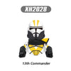 X0351 Clone Trooper Kamino Building Blocks Bomb Squad Trooper Bricks 501st Legion Jet Troopers Figure Captain Grey Mini Kid Toy