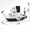 Black And White Steamboat 21317 Building Blocks Kit Moc Bricks Children Toys For Boys Christmas Gifts For Adult Home Decoration