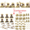 Military Special Forces MOC Building Block SWAT Ghost Commando Figures Police Soldiers Army Gun Weapons Children's Toy Gift B152