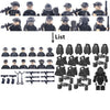 Military Special Forces MOC Building Block SWAT Ghost Commando Figures Police Soldiers Army Gun Weapons Children's Toy Gift B152