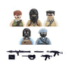 Military Special Forces MOC Building Block SWAT Ghost Commando Figures Police Soldiers Army Gun Weapons Children's Toy Gift B152