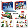 24Years Christmas building block toy blind box set Xmas Advent Calendar Bricks DIY Educational Toys Kit Gift For Kids Adults